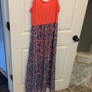 Long flowy dress